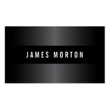 Modern masculine black grey stylish professional business card template
