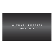Modern masculine dark grey professional profile business card templates