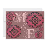 Modern Mauve Wedding Invitation*