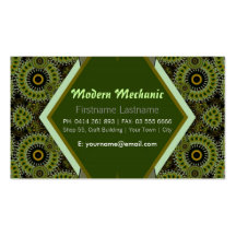 Modern Mechanic Business Card
