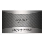 Modern Metal Stripes Lawyer Business Card