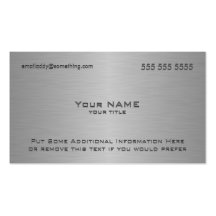 Modern Metallic Texture Print Business Card Templates