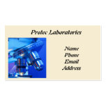 Modern Microscope for Medicine and Research Business Card Template