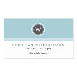Modern Monogram Aesthetic Business Card