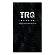Modern Monogram Business Card