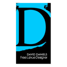Modern Monogram Business Cards