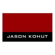 Modern Monogram Business Cards