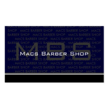 Modern Monogram Business Cards