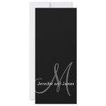 Modern Monogram Wedding Invitations