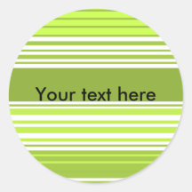 Modern neon green and moss stripes stickers