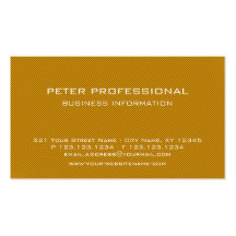 Modern Orange Carbon Fibre Photo Business Card
