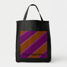 Modern orange purple diagonal stripes bags