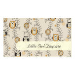 Modern Owls Daycare Business Cards