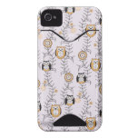 Modern Owls iPhone 4 Case-Mate ID