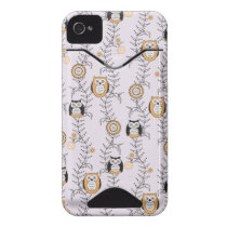 Modern Owls iPhone 4 Case-Mate ID