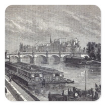 Modern Paris: The Pont Neuf, 1845 stickers