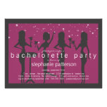 Modern Party Girls Cocktail Bachelorette Party Invitations