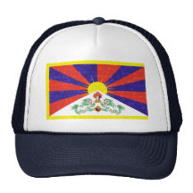 Modern Pattern Tibetese Flag Mesh Hats