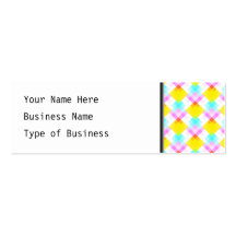 Modern Pattern with Bright Colors and Pastels. Business Card