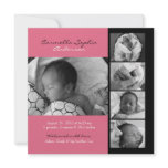 Modern Photo Birth Announcement invitations