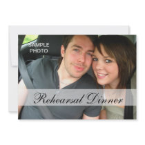 Modern Photo Rehearsal Dinner Invitations