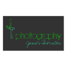 Modern Photographer Business Card