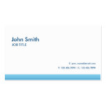 Modern Plain Simple Hi Tech Blue Business Card Templates