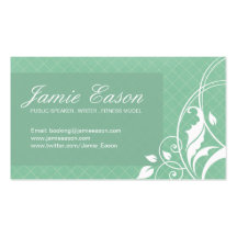 Modern Profile Card - Jamie Eason Business Card Templates
