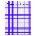 Modern purple plaid on white background