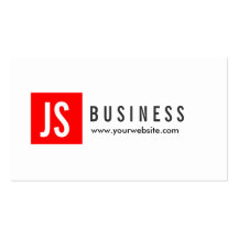 Modern Red Logo Bodybuilding Business Card