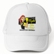 Modern Rosie Fight Like a Girl - Endometriosis Hats