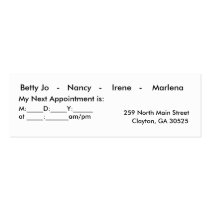 Modern Salon Business Card Template