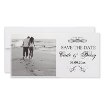 Modern "Save-the-date" Announcement (Photo)