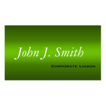 Modern Shades of Green Professional Business Cards