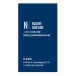Modern Simple Black & White Card business cards