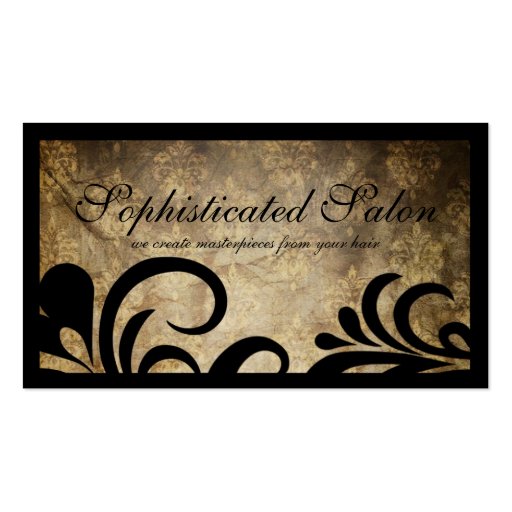 Modern Sophisticated Designer Salon Business Card Templates