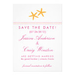 Modern Starfish Save the Date Invitation
