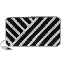 Modern stripes iPhone speaker
