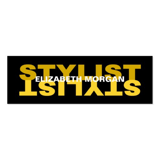 Modern Stylist Card Business Card Template