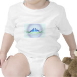 MODERN SWANS & HEART by SHARON SHARPE Tee Shirts