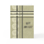 Modern Tan Employee  Anniversary Card