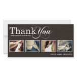 MODERN THANKS | WEDDING THANK YOU CARD CUSTOM PHOTO CARD