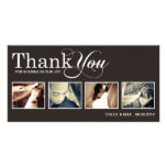 MODERN THANKS | WEDDING THANK YOU CARD CUSTOM PHOTO CARD