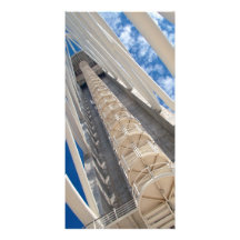Modern tower photo greeting card