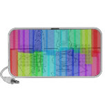 Modern vases transparent rainbow portable speakers