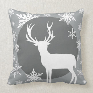 Deer Silhouette Throw Pillows, Deer Silhouette Pillow Designs