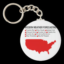 Modern Weather Map keychains