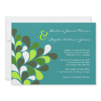 Modern Whimsical Tree Wedding Invitations