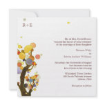 Modern Whimsical Trees White Formal Wedding Personalized Invites
