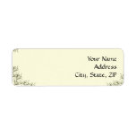 Modern Whimsy: Traditional Meets Modern Scroll Custom Return Address Label